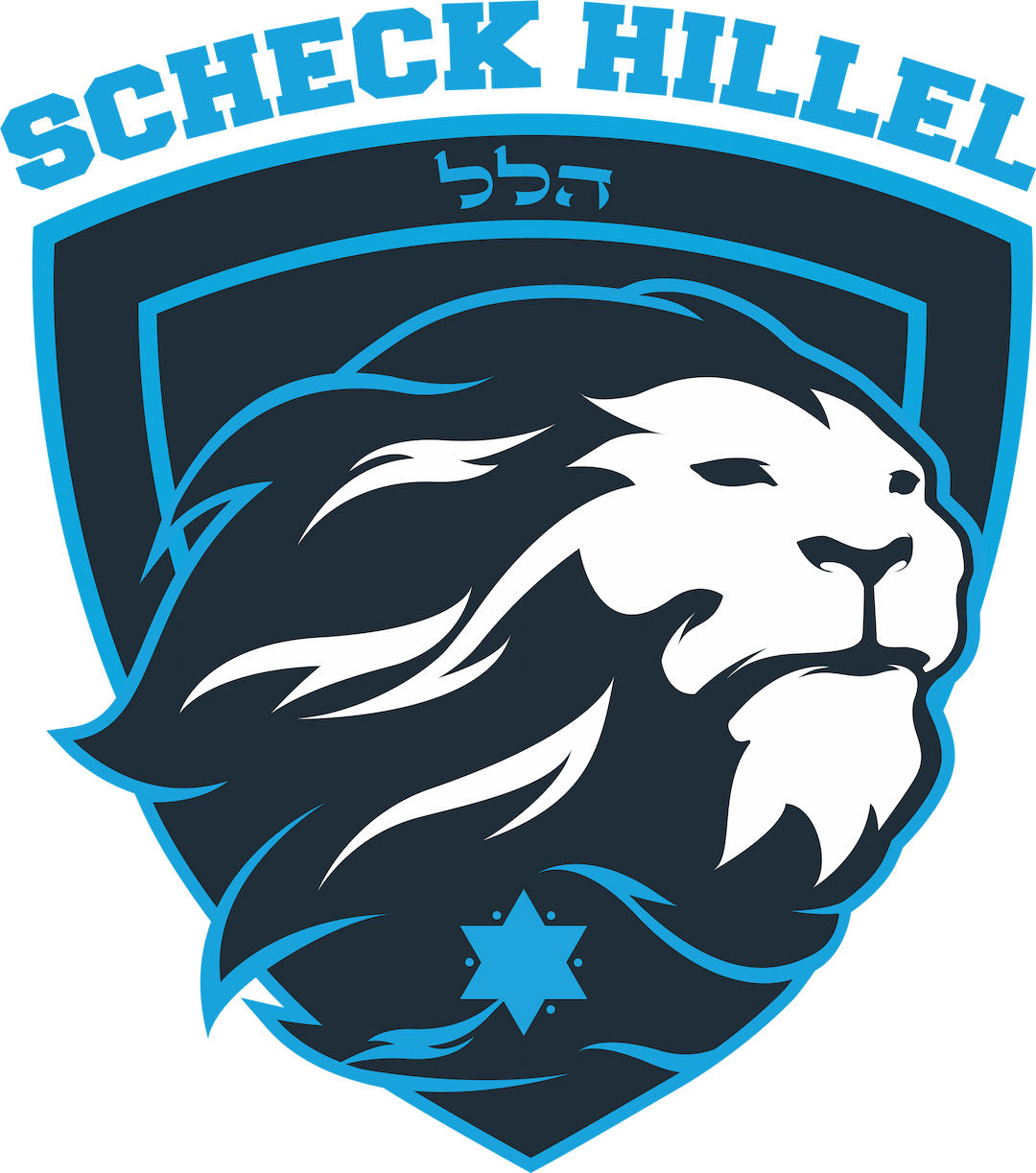 Scheck Hillel Lions crest